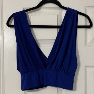 Elegant Blue Women's Top